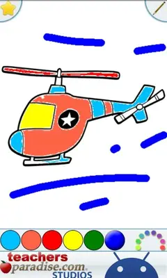 Airplanes Jets Coloring Book android App screenshot 4